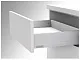 12716813860145 FLOWBOX L500 мм / H192 /16 (белый) с довод. (pack) <1>