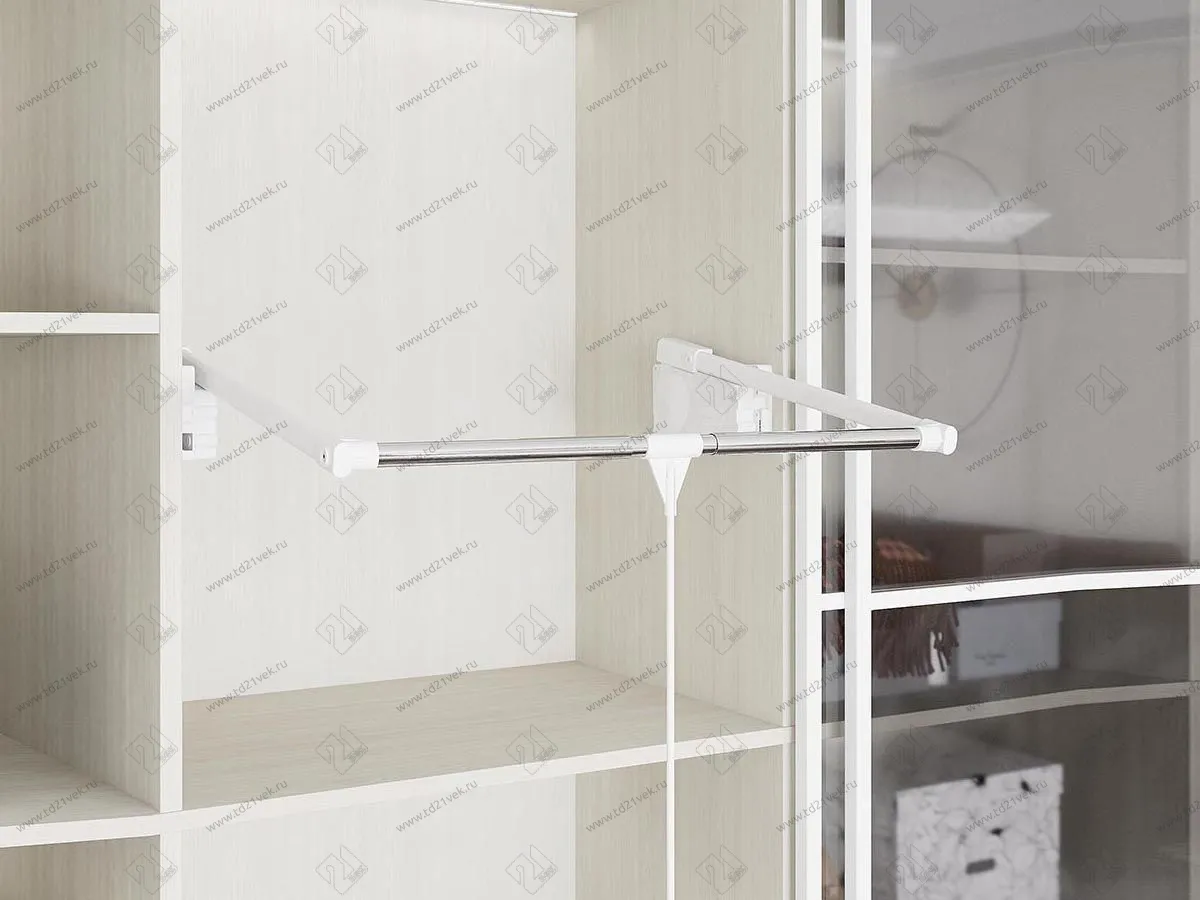 S-6013-W Пантограф Starax, (850-1150x285x900 мм), нагрузка 10 кг, белый/хром 1