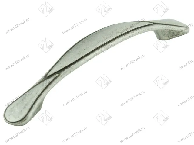 RS410BAZ.4/128 Ручка-скоба 128 мм чернёный старинный цинк <30> 1