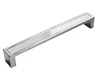 Скоба "Оскар" 5254-06-13/192  (хром/бел.) <15/120>