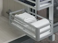 S-6272-G (S-6272) Корзина для одежды Starax, 3-х уровневая, (280х485х920 мм), правая