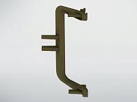 С-образный уголок наружный  №6 шампань <10>