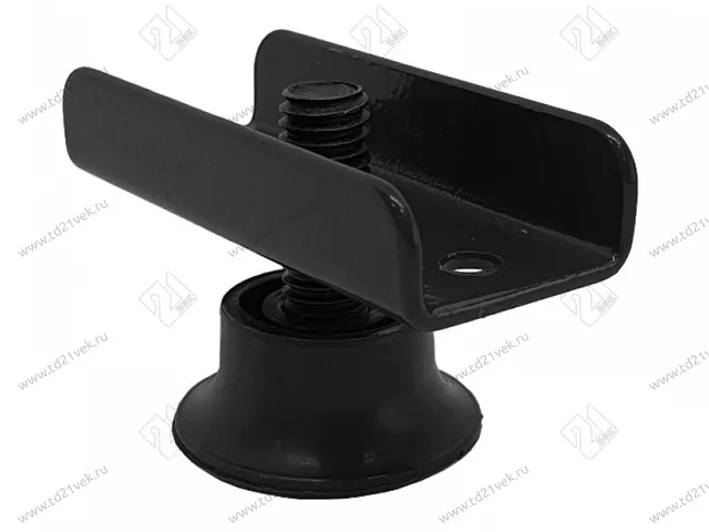 Опора регулируемая П-образная черная, М8, d27, h15-30мм, для плиты 16мм 1