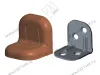Уголок крепежный 24х24х25 мм, ясень c пластиковой крышкой превью 1