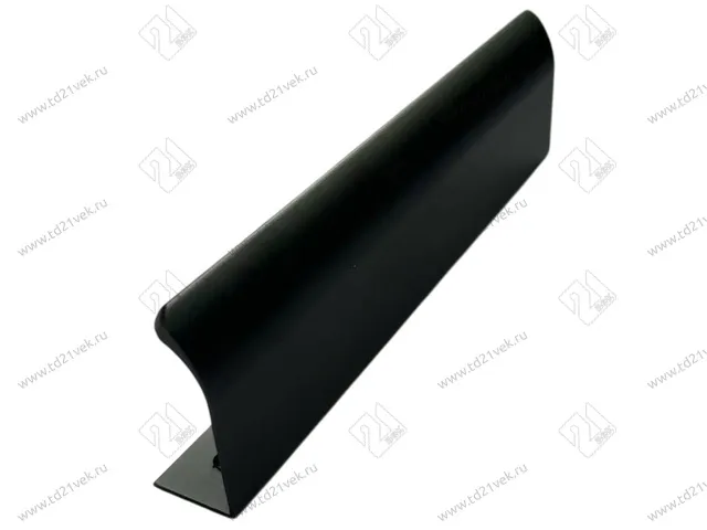 Профиль-ручка торцевая 160мм (L200мм) , черный матовый, RT.K201 1