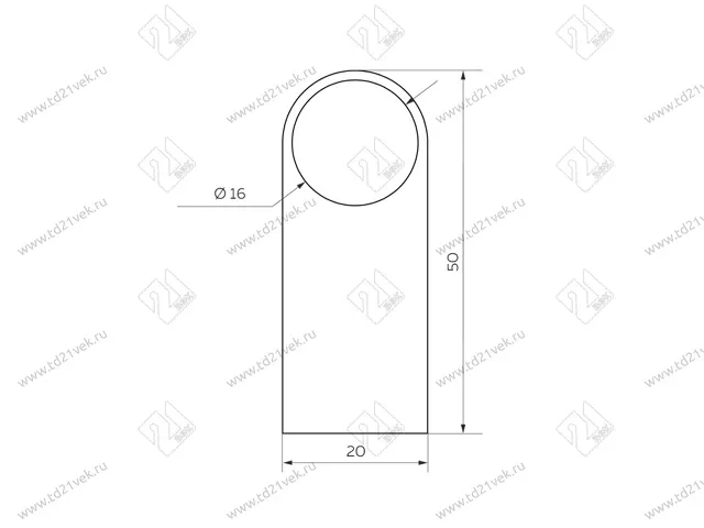 Держатель рейлинга модерн хром 4