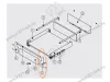 1279647201 FLOWBOX  Держатель передней панели H192 мм (белый) <12> превью 3