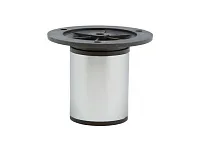 N0040-100 SC Опора мебельная регулируемая малая 50х100мм (мат.хром) <100>