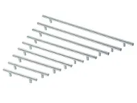 R-3020-096 SC Ручка-рейлинг D=12мм, 96 мм, мат.хром <20/100>