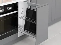 S-2898-С Выдвижная система для противней в базу 250 мм, Starax, (215х475х640) левая, хром