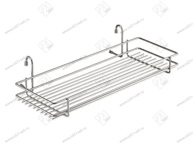 MX-060 Полка широкая короткая (450х215х105) хром<12> 1