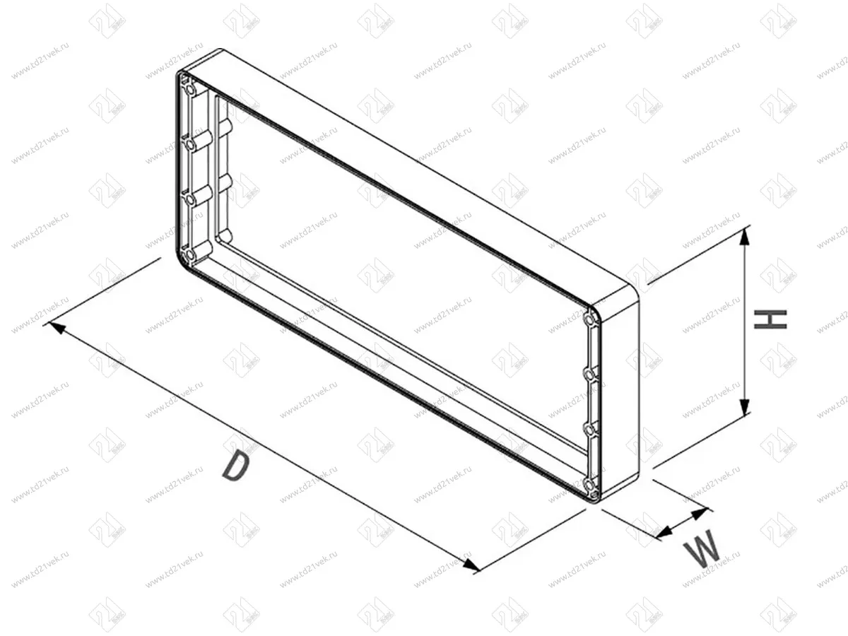 S-6018-A Крепеж Starax для пантографа (25x286x114) антрацит 3