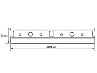 Полоса крепежная 2м оцинкованная 1,2 мм