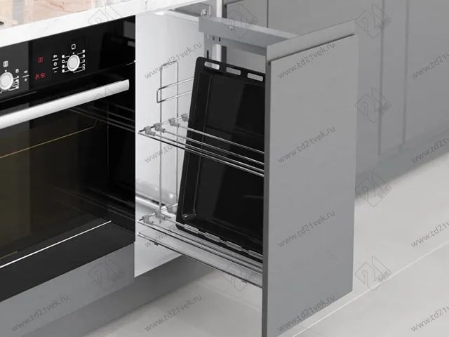 S-2898-С Выдвижная система для противней в базу 250 мм, Starax, (215х475х640) левая, хром 1