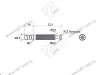 MLSNT3406/STND  Шток XSTAR L11/34мм d6,2мм (саморез) цинк <1000/2000> превью 3