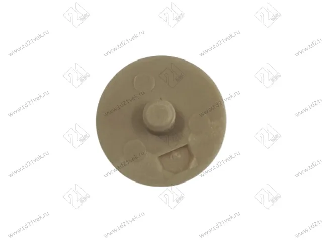 Заглушка эксцентрика, бежевая матовая, 1 упак.=1000 шт. 2