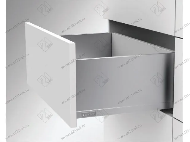 12716813640176 / 12716813640145 FLOWBOX L400 мм / H192 (с доводчиком + PUSH OPEN) (белый) (pack) <6> 1