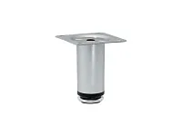 N0010-100 SC Опора мебельная регулируемая малая 30*100 мм, мат.хром <100>