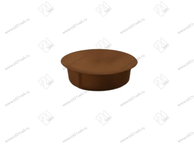 Заглушка для технологических отверстий, D10 мм, коричневая матовая 1