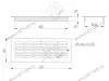 Решетка вентиляционная 480x80мм, (черный), VG-80480-20 <100> превью 2
