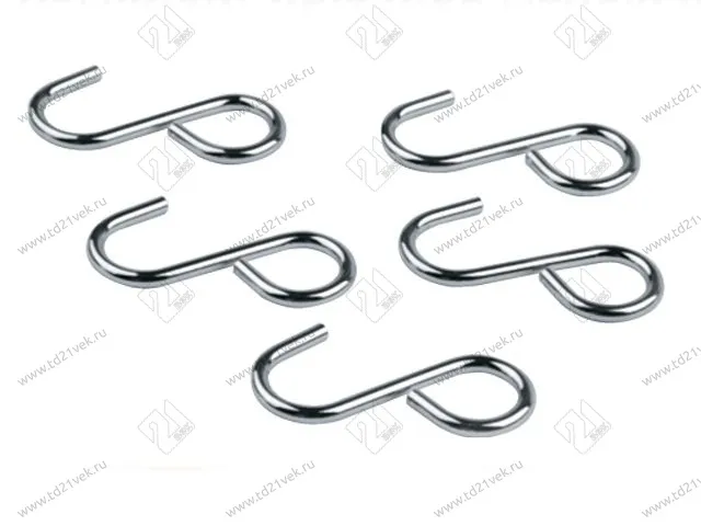 LE 311D Комплект крючков малых несъемных для рейлинга (5 шт) хром <50/200> 1