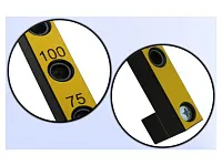 МК-02 Меб.кондуктор торцевой, шаг 25/50, L582, dвтулки 7мм (для 16мм) <1>