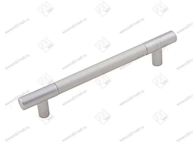 Ручка-рейлинг С15/160 алюмин-пластик, металлик/металлик <200> 1