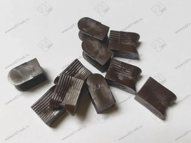 Ласточка Хоффмана <Д> Шпонка Ласточкин хвост без заглушки №8 (тем. коричнев) (1 упак= 1000 шт) <1/12> 1