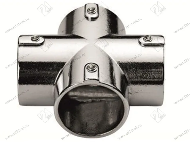 12.096 X-образное соединение ОСКАР для трубы d25 (хром) <20/160> 1