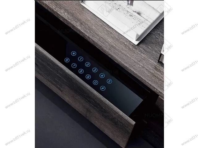 Сейф в шкаф, скрытый с электронным кодовым замком, 564х400х150 мм, в базу 600 мм, черный 2