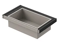 S-6430-A Ящик для хранения одежды в базу 600, экокожа, Starax (564x470x220 мм), антрацит