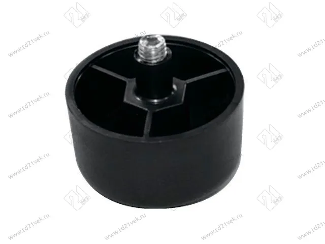 Опора регулируемая 50х28 ОШ (американка) черная<100> 1