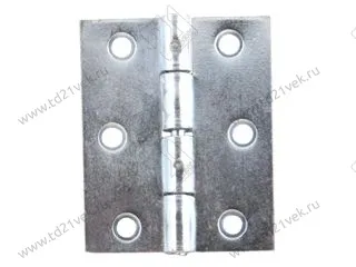 Петля карточная  50*40, цинк <300> 1