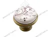 KF01-04 BA Ручка-кнопка с фарфором, бронза 100/500 превью 1
