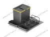 S-2534-A Система сортировки в базу 600 мм, Starax Order 2, (540-470х490-415х305), антрацит превью 1