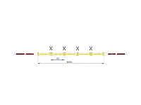 04.800.00.155 Лента G2, COB LED, IP20, 320LED/м, 4000K нейтральный белый, 12В, 12Вт/м, 8мм*5м