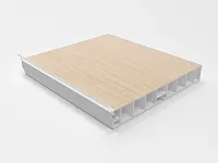 Цоколь кухонный 4м с силик.пр., дуб беленый H-100  <15>