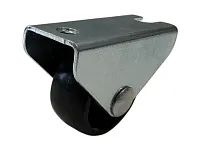 Опора колесная прямоходная 102, нагрузка 15 кг, d30 мм, h34 мм, черный