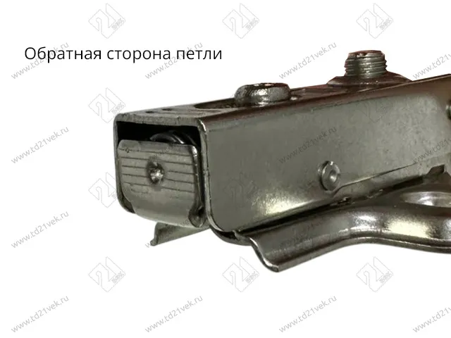 Петля накладная 0мм, CLIP 48мм, планка H=2мм, с доводчиком, никель 2