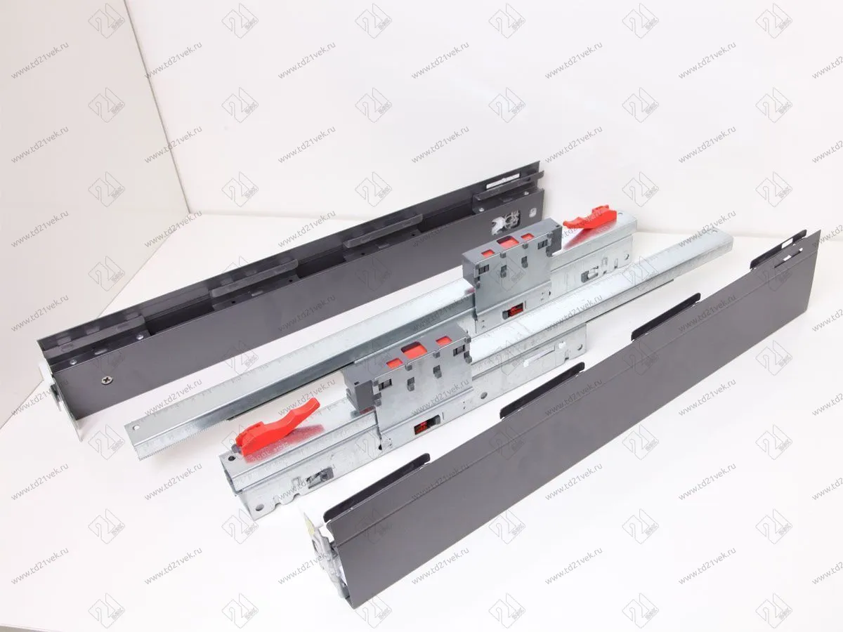 12716713750745 FLOWBOX (PUSH OPEN) L450 мм / H106 (антрацит) (pack) <6> 1