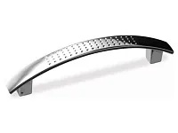 Ручка-скоба С6/96 пластик, хром <400>