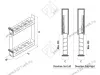 S-2661-UB-A Бутылочница Starax шир. 150 (108х475х556) Unique Box, правая, антрацит <1> превью 2