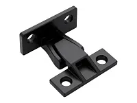 Клип-защёлка фасада 48х16мм, компл.=2 шт., черный