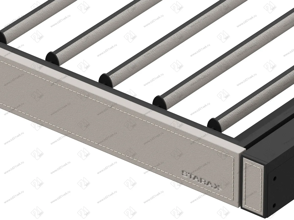 S-6410-A Брючница в базу 600 мм, экокожа, Starax, (564x470x60 мм), антрацит 5