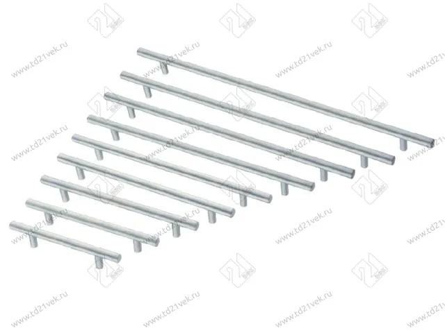 R-3020-096 SC Ручка-рейлинг D=12мм, 96 мм, мат.хром <20/100> 1