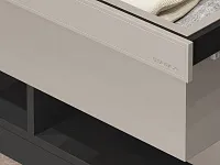 S-6430-A Ящик для хранения одежды в базу 600, экокожа, Starax (564x470x220 мм), антрацит