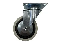 Опора колесная 351, нагрузка 45 кг, d75 мм, h105 мм, резина, серый