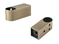 Держатель рейлинга модерн бронза