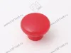 Ручка-кнопка пластиковая  (красный)<100> превью 1