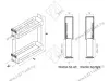 S-2444-UB-W Бутылочница Starax Unique Box, 2-х.ярусная, шир. 250 (203х475х525) направляющие Blum Tandem, выдвижение полное, правая, белая превью 3